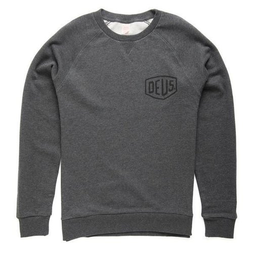 DEUS Venice Address Crew Sweater Grey