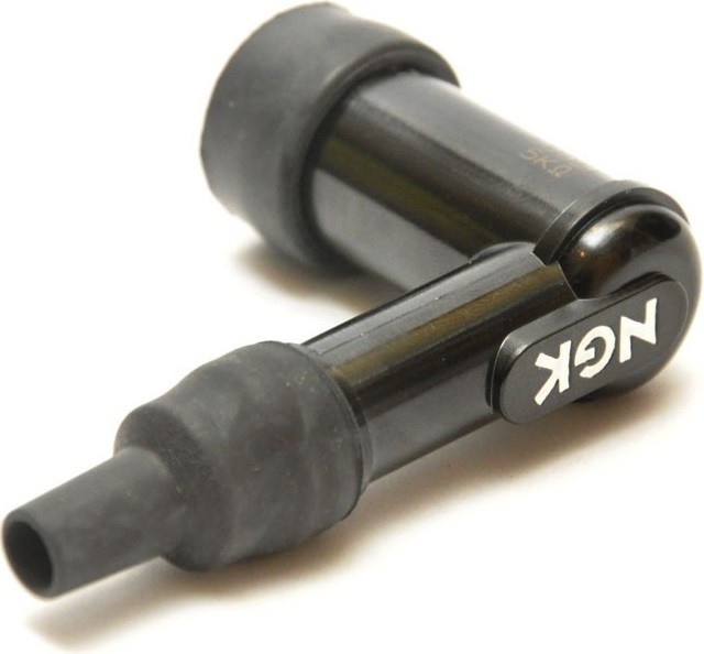 Spark plug connector LB05F Black kopen bij CafeRacerWebshop.com