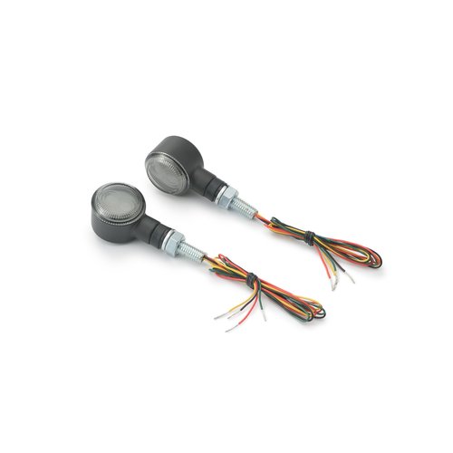 Daytona D-Light SOL "W" Indicatori di Direzione LED e Fanale Posteriore, Carcassa Nera, Omologato E, Ammortizzazione delle Vibrazioni, Venduto in Coppia