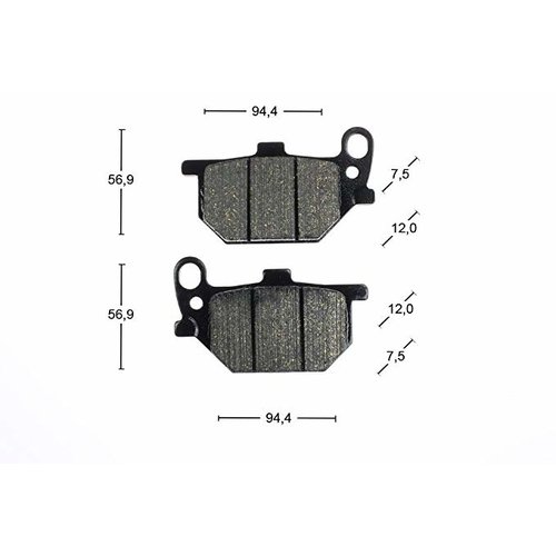 TRW Brake pads front STD MCB520 Yamaha XS 750 XV 750