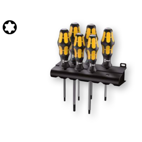 Wera 900-serie Beitelschroevendraaierset 977/6 TORX®