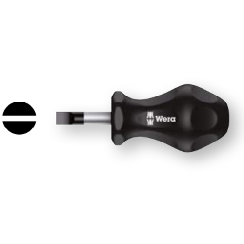 Wera 300-series Stubby Slotted screwdriver 336