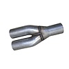 Simons Y-Stück Edelstahl von 50,8 mm bis 2x 44,5 mm