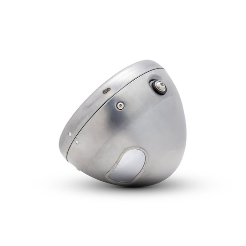 Corps de phare en métal brut non peint de 7 pouces + lunette