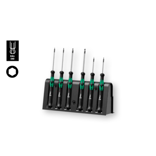 Wera Kraftform  6 piece screwdriver set  2052/6 Micro