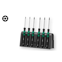 Jeu de tournevis 6 pièces Kraftform  2067/6 Micro TORX® BO