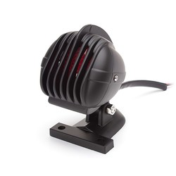 Prison Retro Grill LED Rear Light Red / Black