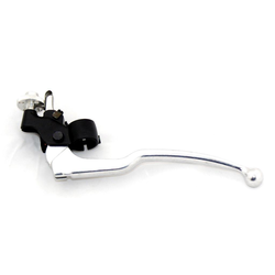 Levier d'Embrayage Noir Aluminium 22 mm Gauche