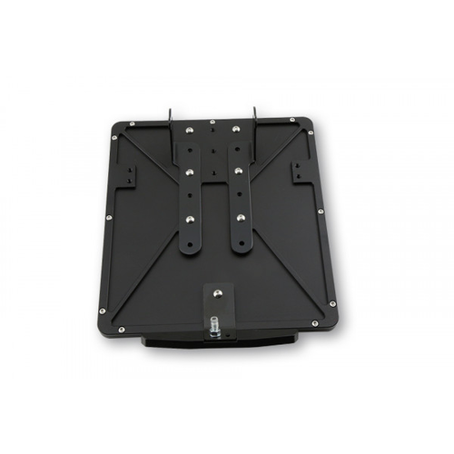 Highsider Cadre de plaque d'immatriculation noir CNC