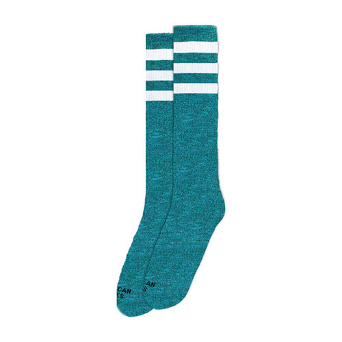 American Socks Hautes chaussettes Turquoise Noise