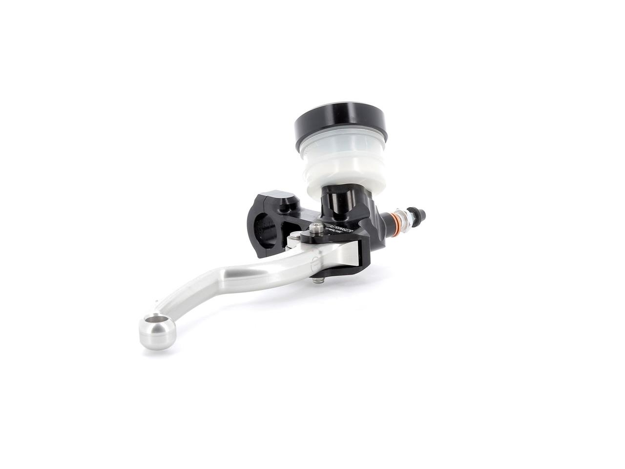 Classic Racing Axial Brake Master Cylinder Plugin Reservoir Silver