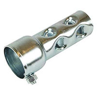 Insert dB-Killer 38mm x 10cm (1-1/2" x 4"), Chicane Universelle Réglable pour Silencieux Noirs, Megaton & Hooligan