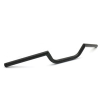 Guidon Style Clubman 7/8" (22 mm) Gloss Black avec Pullback