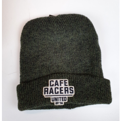 Caferacers United Beanie v2 Grün (Design auswählen)