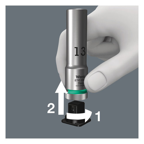 Wera Doppenset Riem 1/4" Diep 9-delig