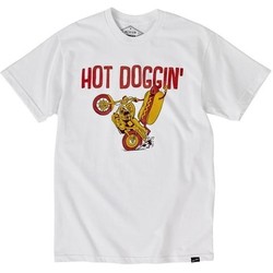 T-shirt Hot Doggin - Blanc