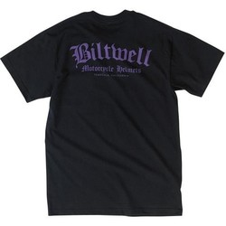 Biltwell Old English Pocket T-Shirt Schwarz