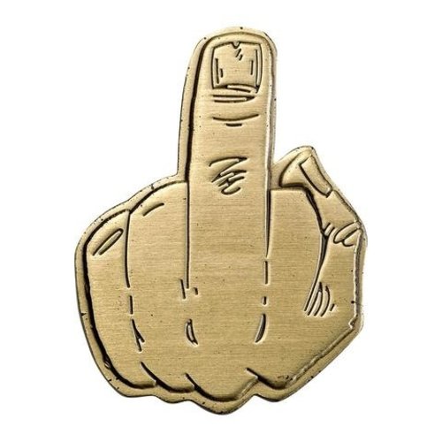 Biltwell Enamel Pin Finger - Brass