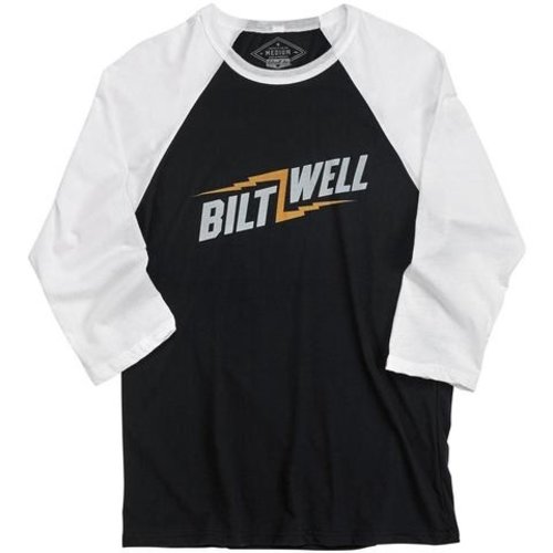 Biltwell Bolts Raglan Shirt - Black/White