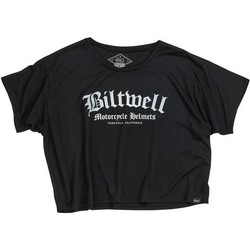 Women's Old English Crop - Black/White