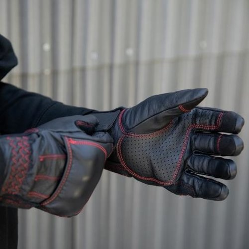 Biltwell Belden handschoenen - Redline