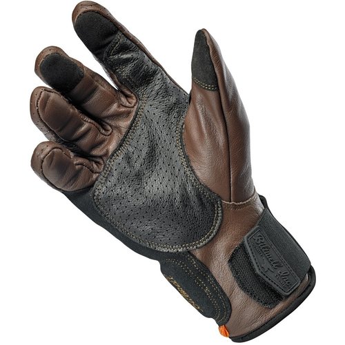 Biltwell Borrego Handschuhe - Schokolade / Schwarz