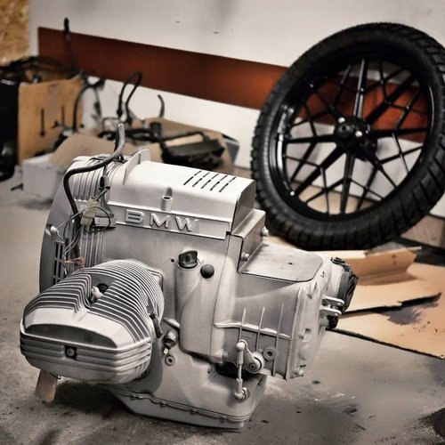 MCU Accu Bak / Luchtfilterhuis Cover BMW blind R80 - zwart