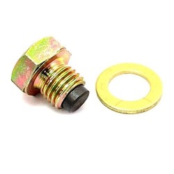 Magnetic oil drain plug M12x1.50 with washer