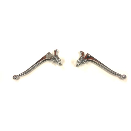 Emgo 7/8" Kogeleind Koppeling- & Remhendelset voor 22 mm Stuur - OE-fitment voor Norton & Velocette