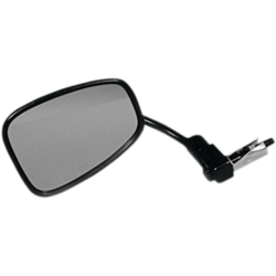 Rétroviseur Old School Noir Embout de Guidon Cafe Racer