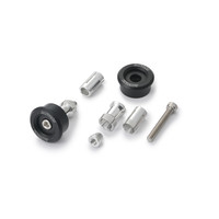 Universal CNC Bar End Adapter Black for 22mm and 1-Inch Handlebars with M6 Bolt