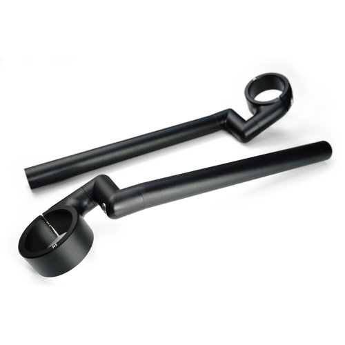 Rebelmoto High Rise Adjustable Clip-ons 25° Black