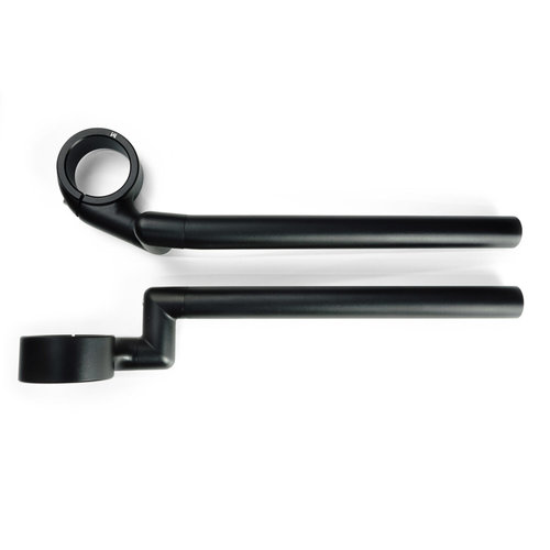 Rebelmoto High Rise Adjustable Clip-ons 25° Black