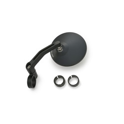 Rétroviseur CNC Rond en Aluminium pour Embout de Guidon