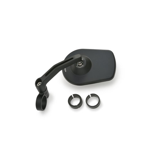 Daytona Rétroviseur d'Embout de Guidon, CNC Pan Design, Aluminium, Homologué E, Convient aux Guidons de 22 mm / 1 Pouce