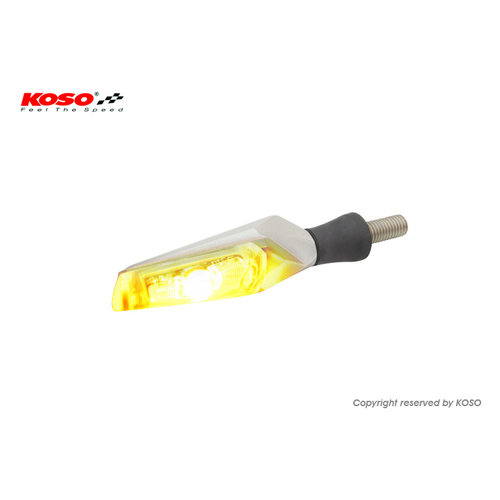 KOSO LED-Blinker Mars, silber