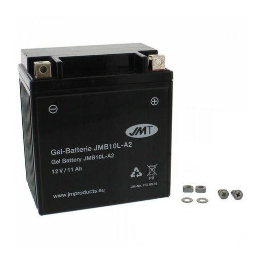 JMT Batterie sans gel YB10L-A2 sans entretien