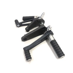 Honda CX500 E Rearset Black Foldable