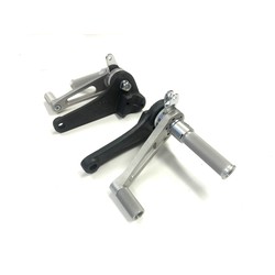 Moto Guzzi Commandes reculées Knurled Pliable