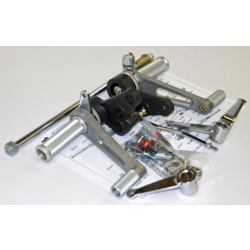 Honda CX500 E Rearset Knurled Fixed