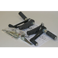 Honda CB Commandes reculées Noir Pliable