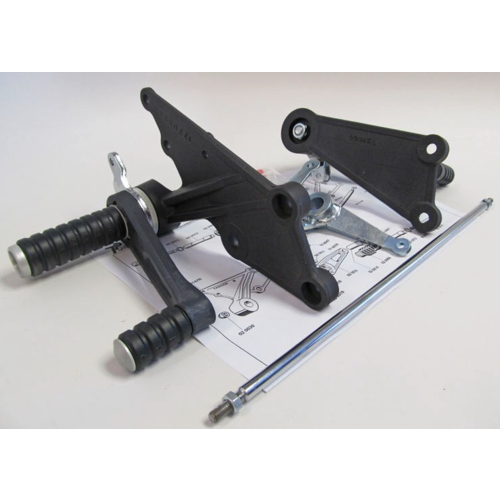 Tarozzi Suzuki GSX Rearset Black Fixed