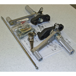 Suzuki GSX Commandes reculées Knurled Pliable