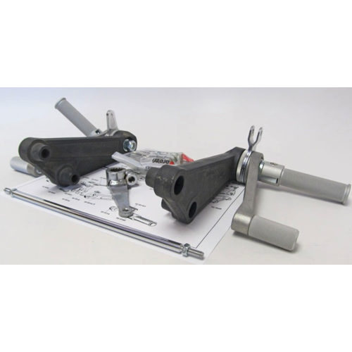 Tarozzi Suzuki GSX Commandes reculées Knurled Pliable