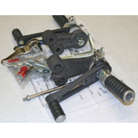 Suzuki GS Commandes reculées Noir Pliable