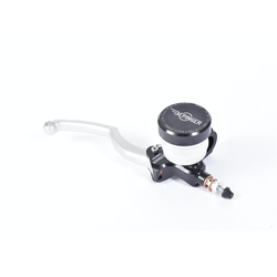 Classic Axial Brake Master Cylinder External Reservoir - Silver