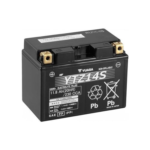 Yuasa Batterie sans entretien YTZ14S