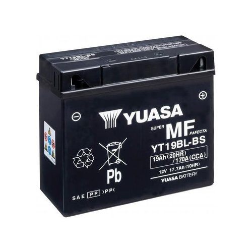 Yuasa YT19BL-BS Onderhoudsvrije Accu