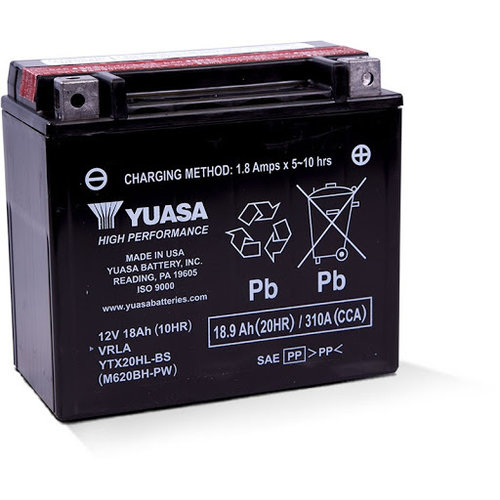 Yuasa YTX20HL-BS Maintenance Free Battery