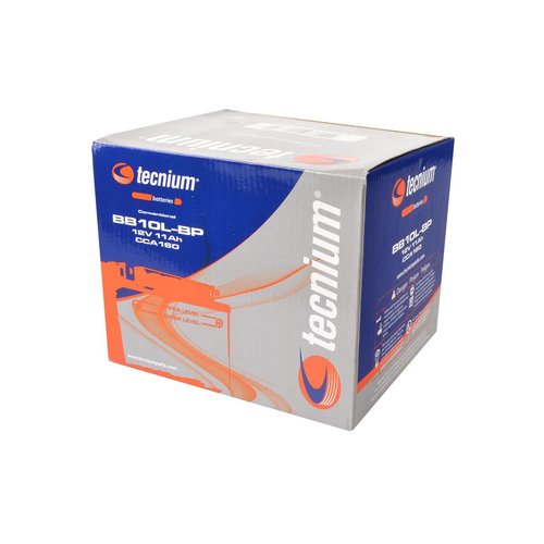 Tecnium BB10L-BP Lead Battery with acid pack